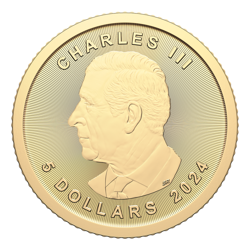 2024 Canadian 5 Treasured Gold Maple Leaf First Strikes Polar Bear
